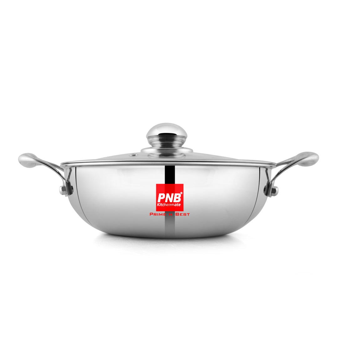 Karahi - Inox No Oily Triply Cookware