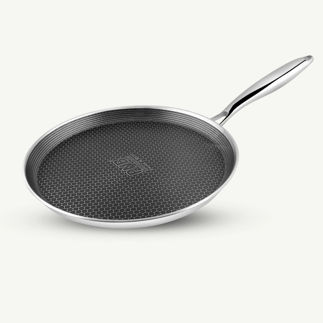 Honeycomb Non Stick Triply Dosa Tawa | Dosa Tawa with Induction Base | Non Stick Pan, Stainless Steel Scratch Resistant Dosa Tava