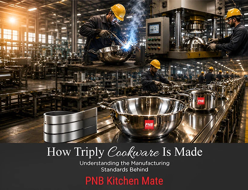 How Triply Cookware Is Made: Understanding the Manufacturing Standards Behind PNB Kitchen Mate
