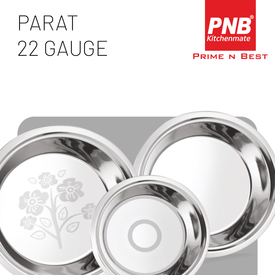 Parat 22 Gauge - Plate, Thali, Khomcha & Parat