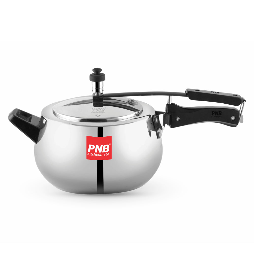 Euro - Triply Stainless Steel Pressure Cooker with Induction Base