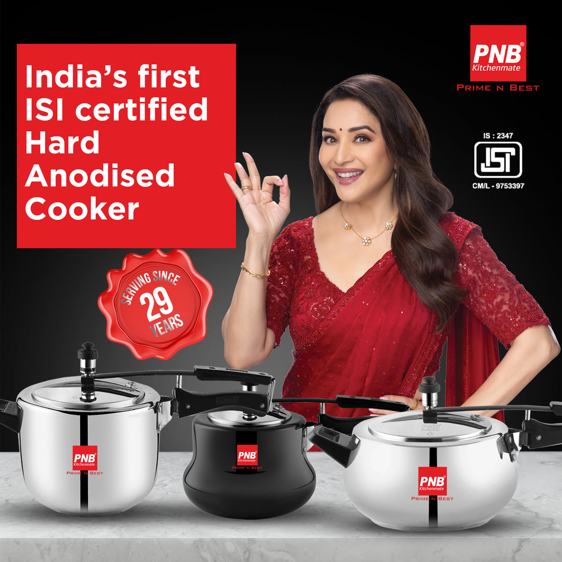 Belly - Hard Anodised Pressure Cooker