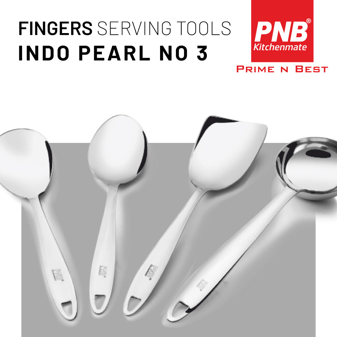 Indo Pearl No.3  - Fingers Serving Tools