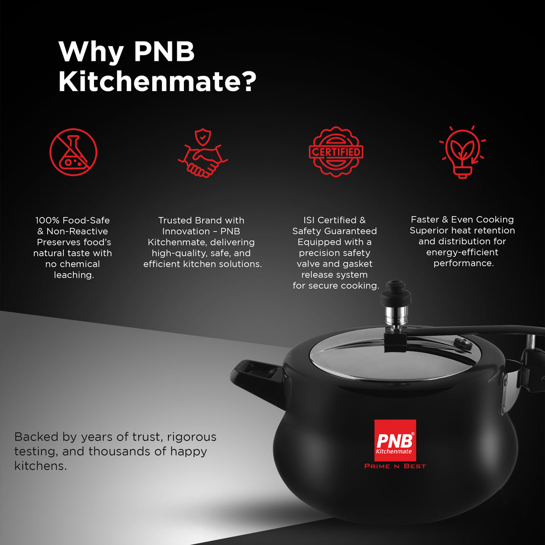 Belly - Hard Anodised Pressure Cooker