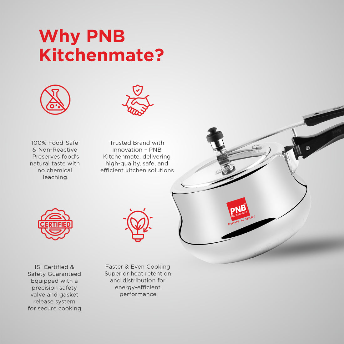 Belly - Aluminium Pressure Cooker