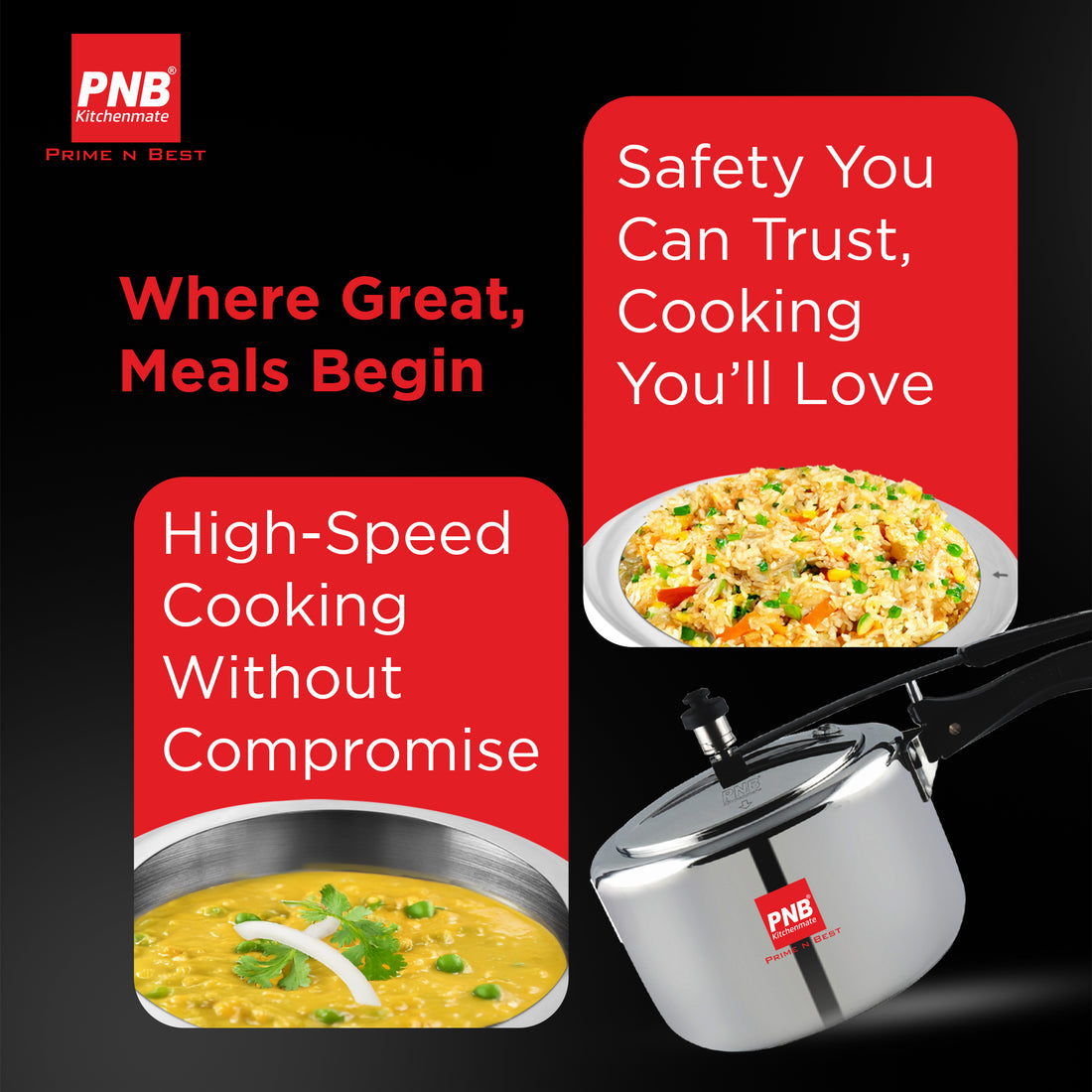 Triply Inner Lid - Stainless Steel Pressure Cooker