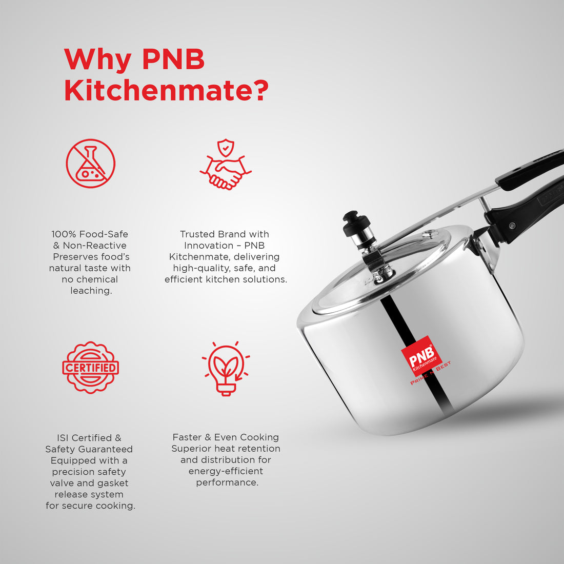 Perfect - Aluminium Pressure Cooker