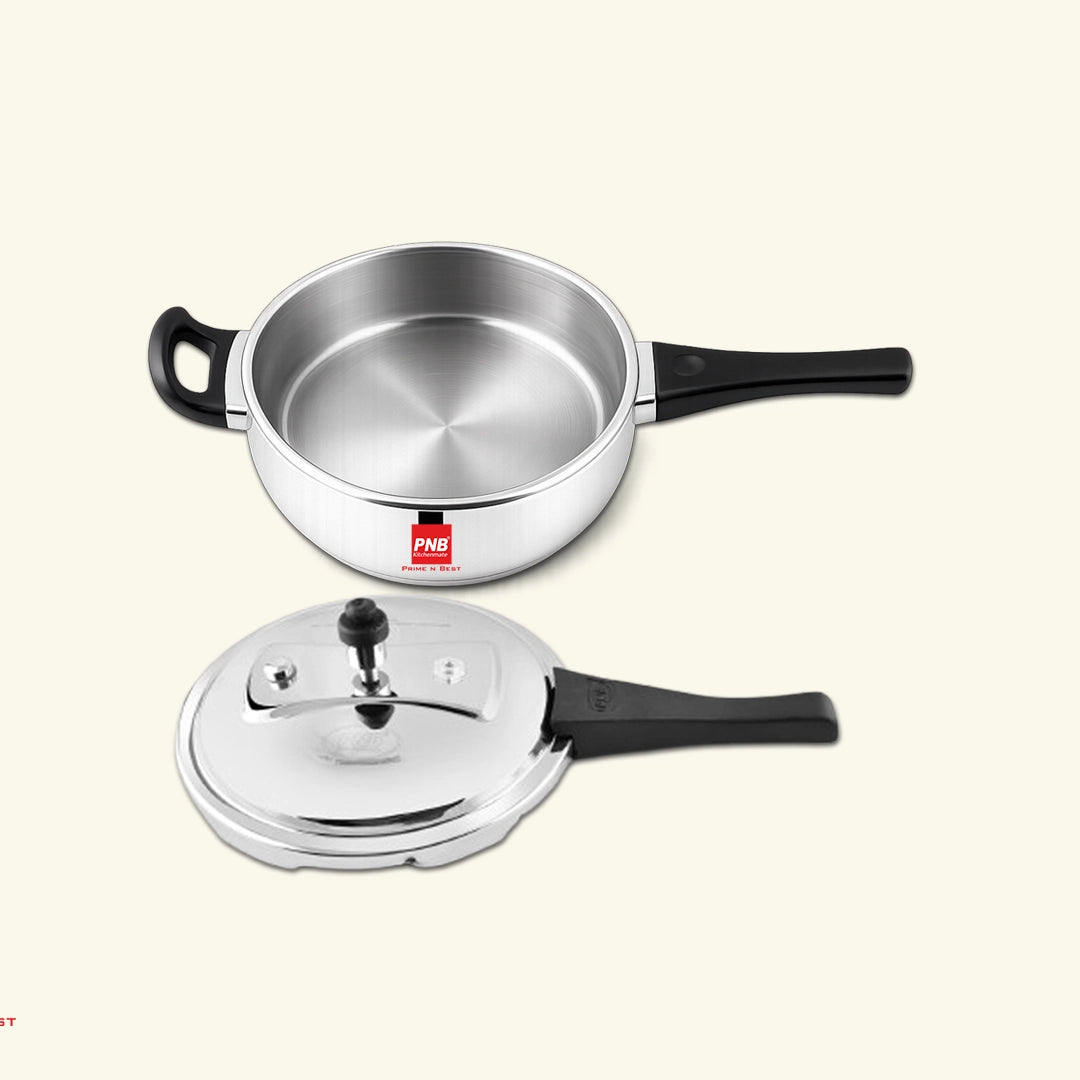 Excel - Stainless Steel Pressure Cooker with Induction Base