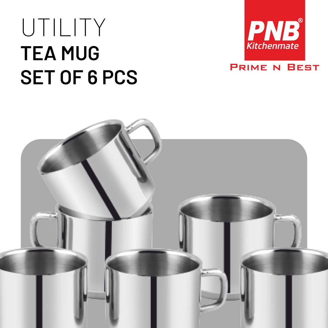 Tea Mug Set of 6 Pcs - Utility