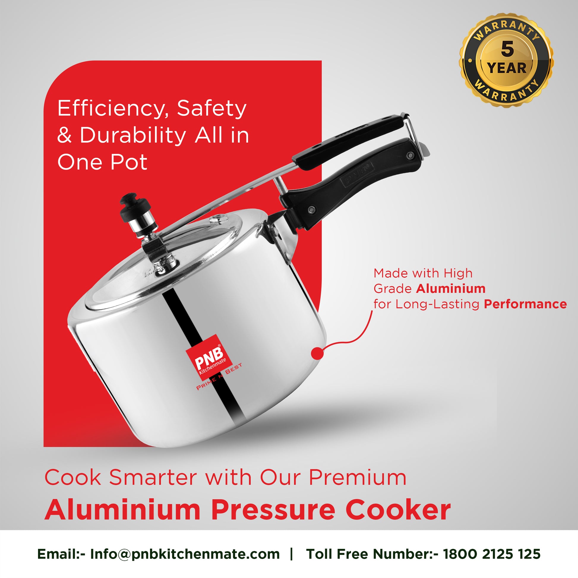 Eco Aluminium Pressure Cooker