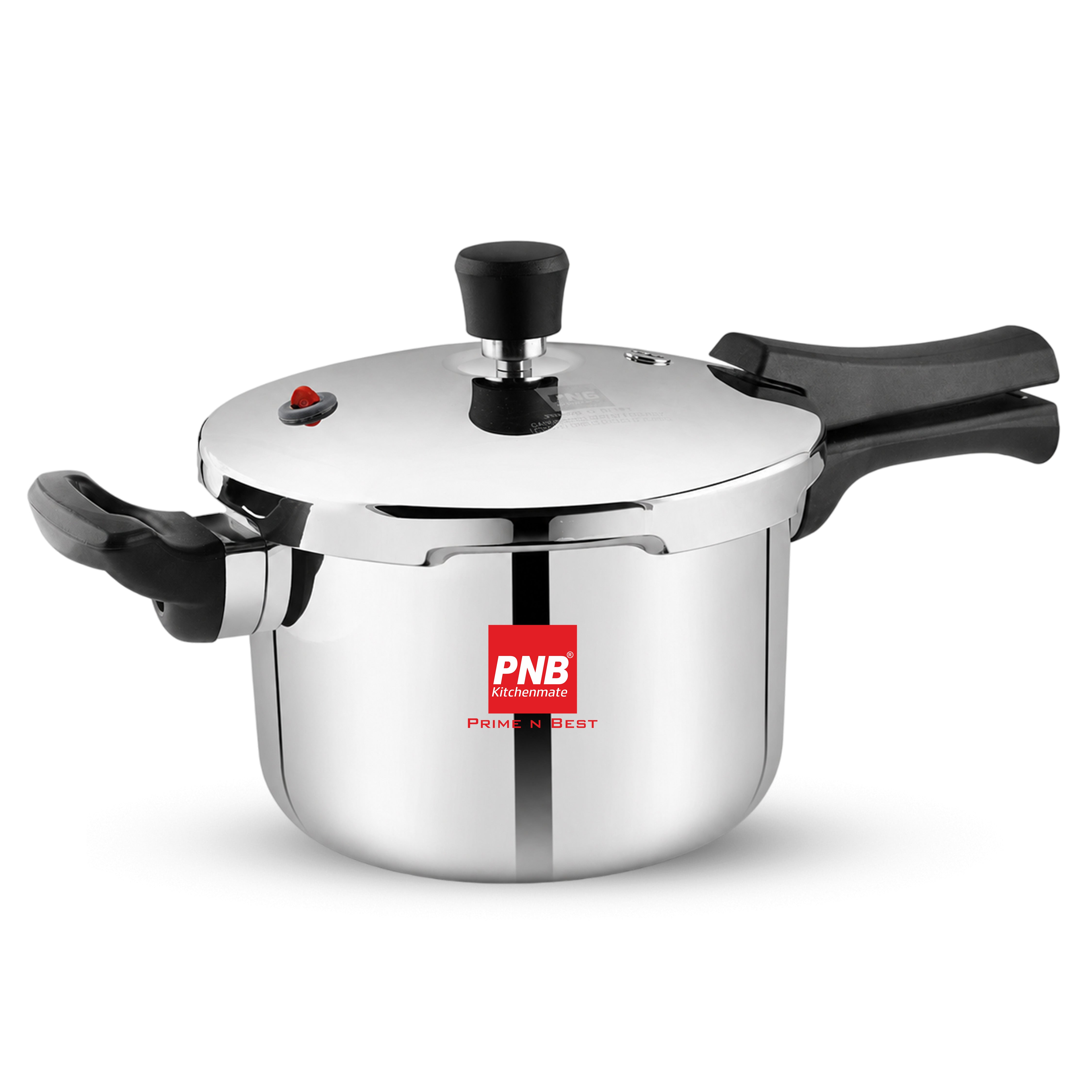 Tri-Ply Stainless Steel Outer Lid Induction Friendly Pressure Cooker, Premium Quality with three layer Triply Technology