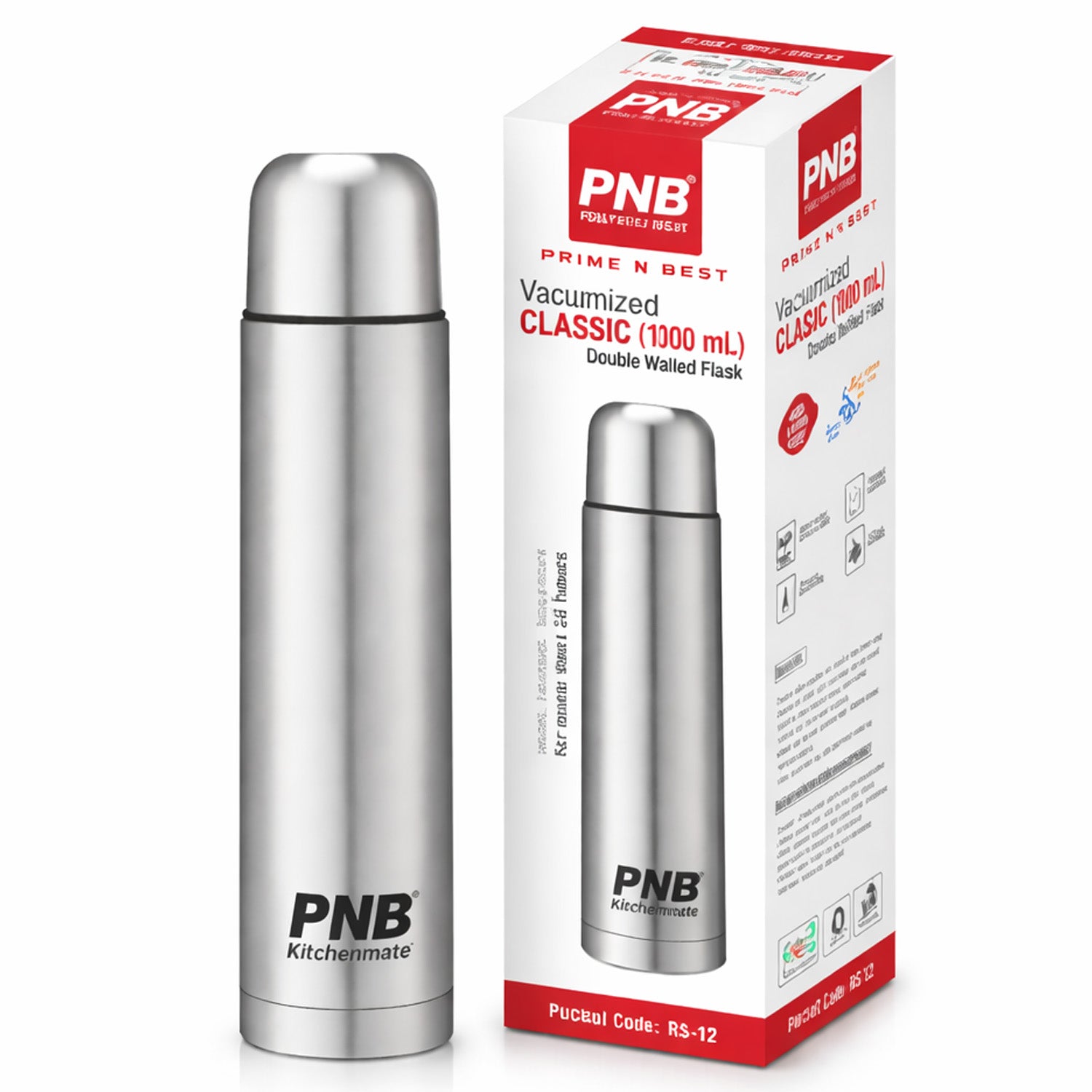 Premium Stainless steel Vacuum insulated Classic flask –  500ml /750 ml / 1000 ml