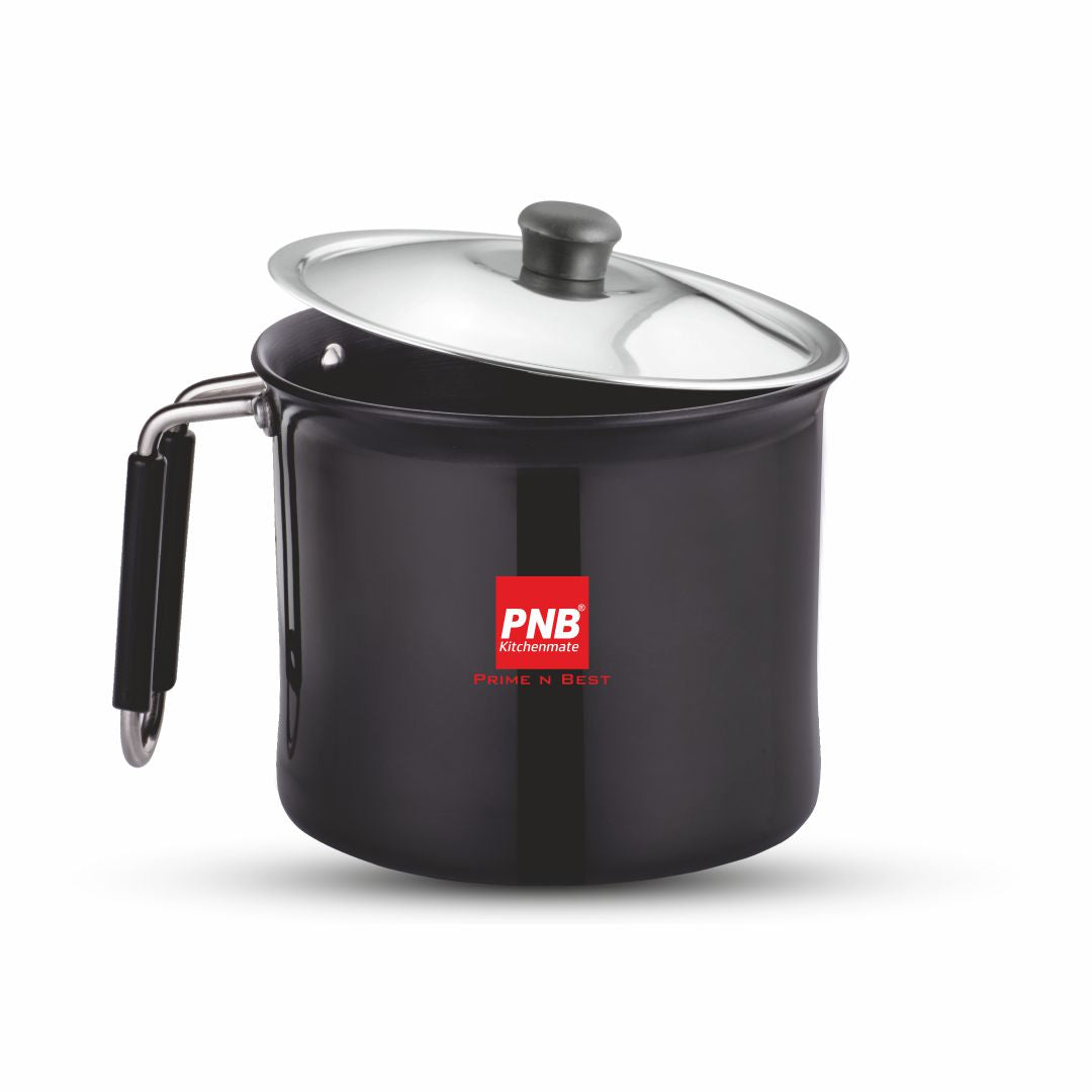 Milk Pot with Lid - Solitaire Hard Anodised Cookware
