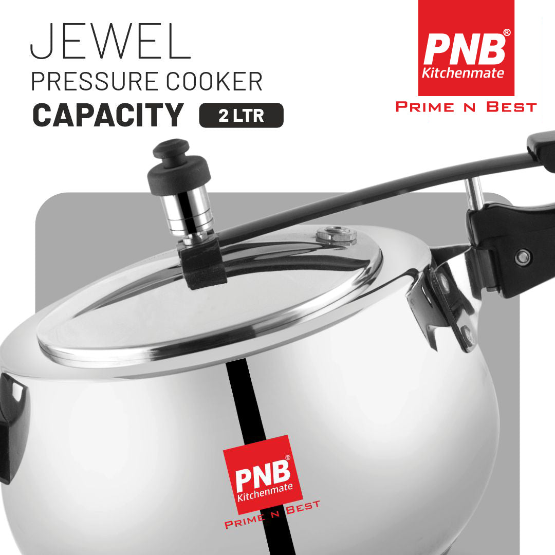 Jewel - Stainless Steel Pressure Cooker with Induction Base