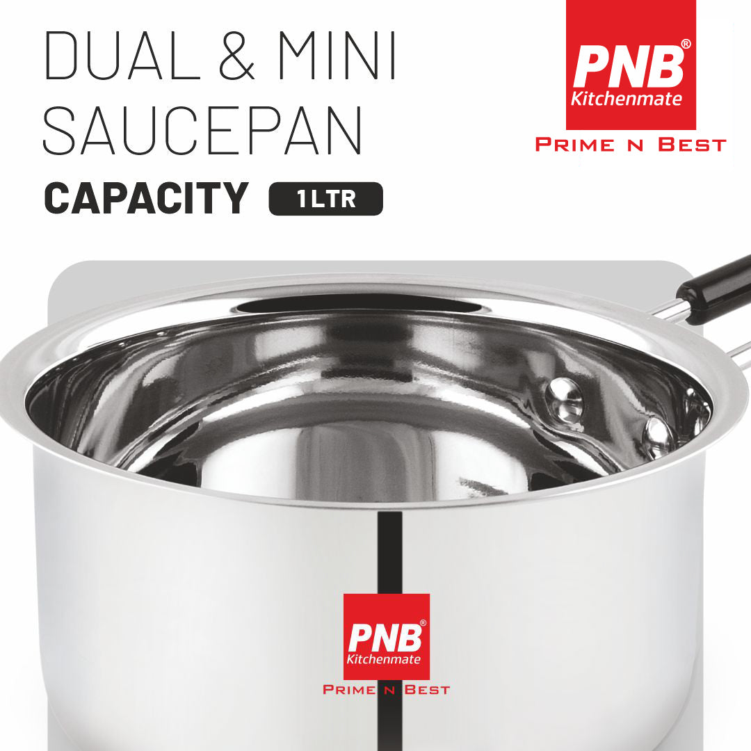 Dual & Mini Saucepan - Plain Base Cookware