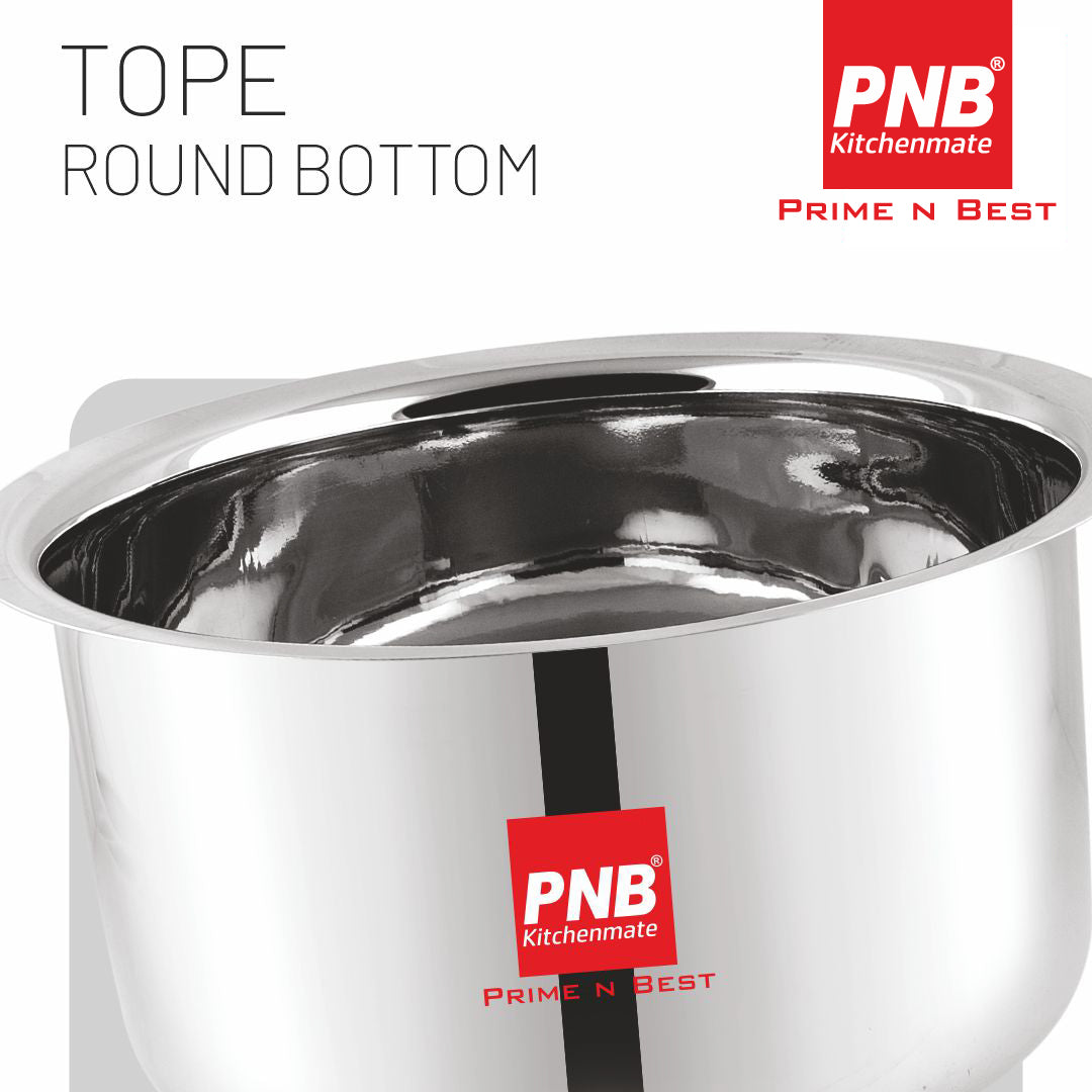 Tope Round Bottom - Plain Base Cookware