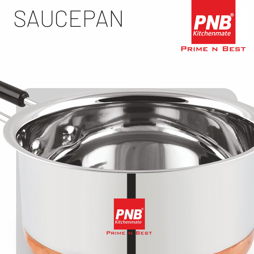 Saucepan - Plain & Copper Base Cookware