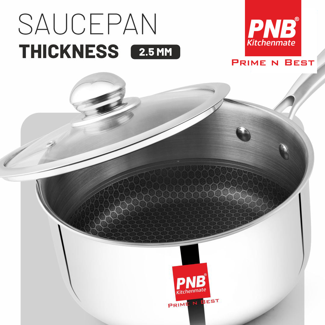Saucepan - Inox No Oily Triply Cookware