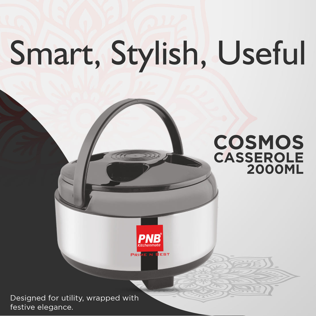Safari 2-Piece Combo Set | Cosmos Casserole 2000 ml + Kettle Flask 900 ml