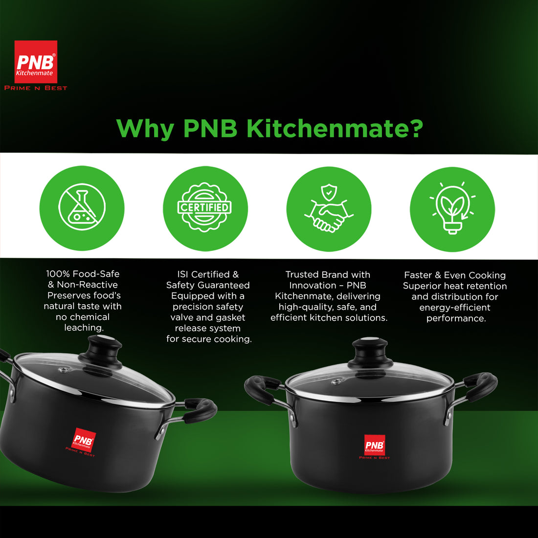 Cooking Pot - Solitaire Hard Anodised Cookware