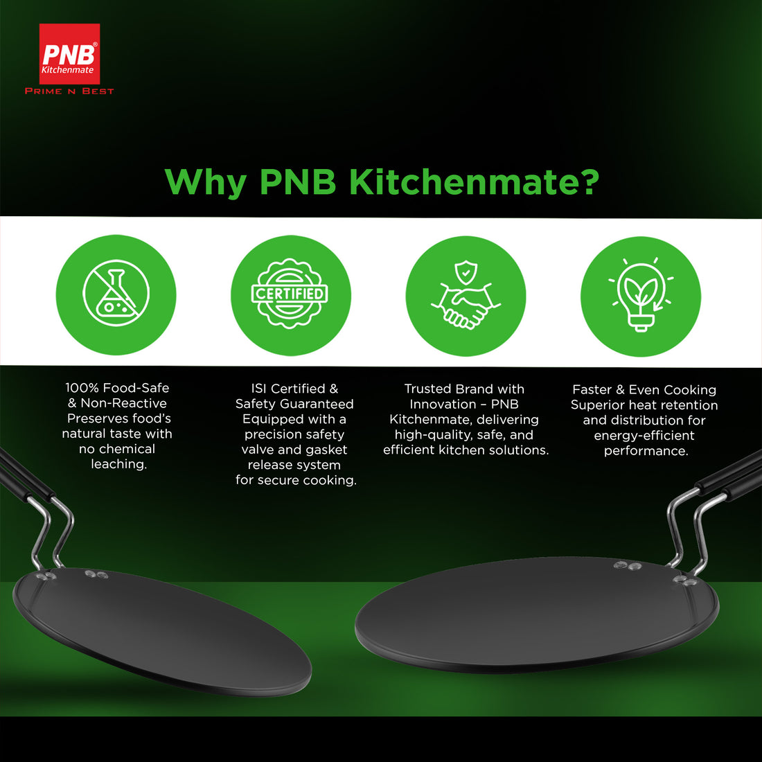 Roti Tawa - Solitaire Hard Anodised Cookware