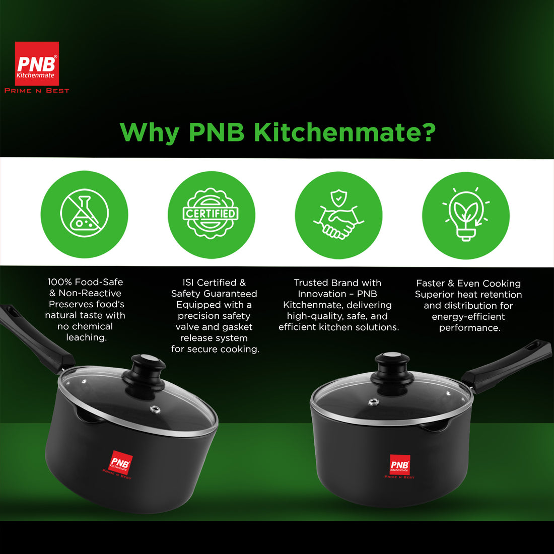 Saucepan - Solitaire Hard Anodised Cookware