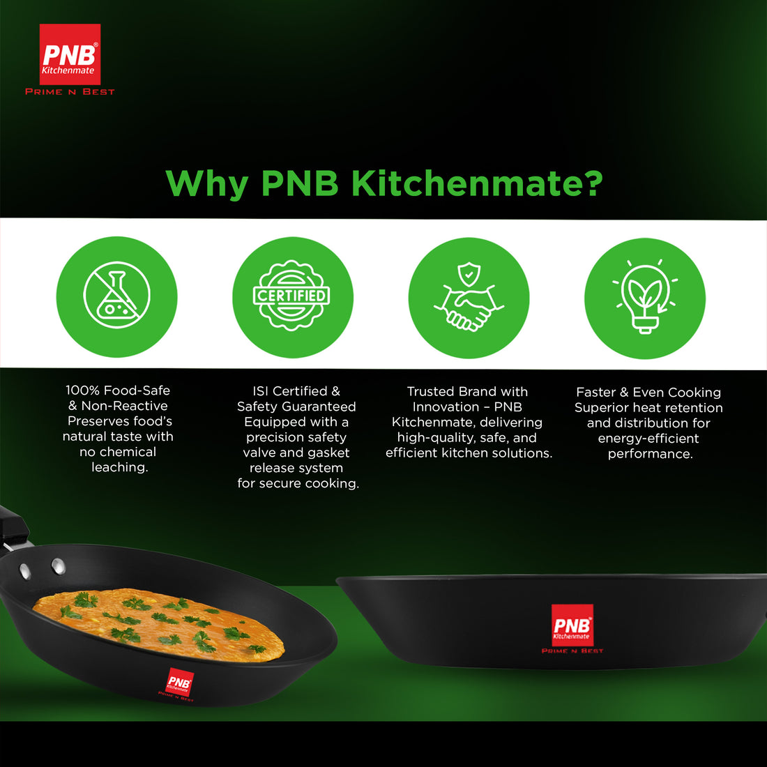 Smart Frypan - Solitaire Hard Anodised Cookware