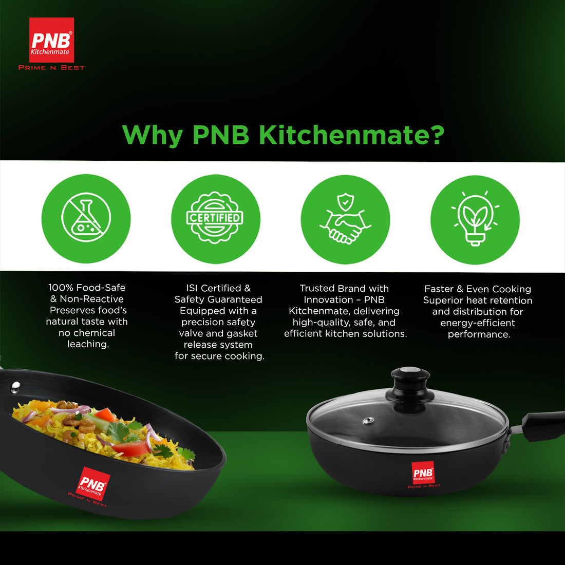 Deep Frypan - Solitaire Hard Anodised Cookware