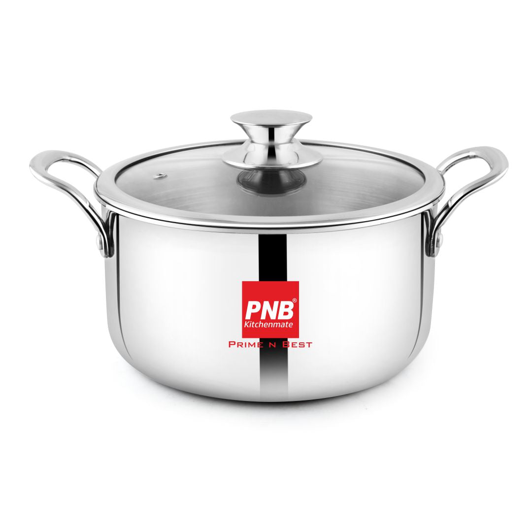 Triklass Cookpot - Triply Glass Lid Cookware