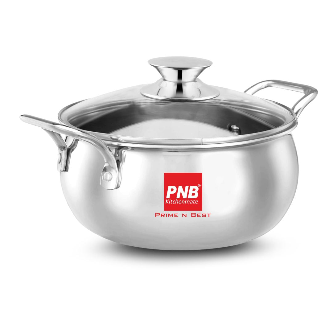 Triklass Handi - Triply Glass Lid Cookware