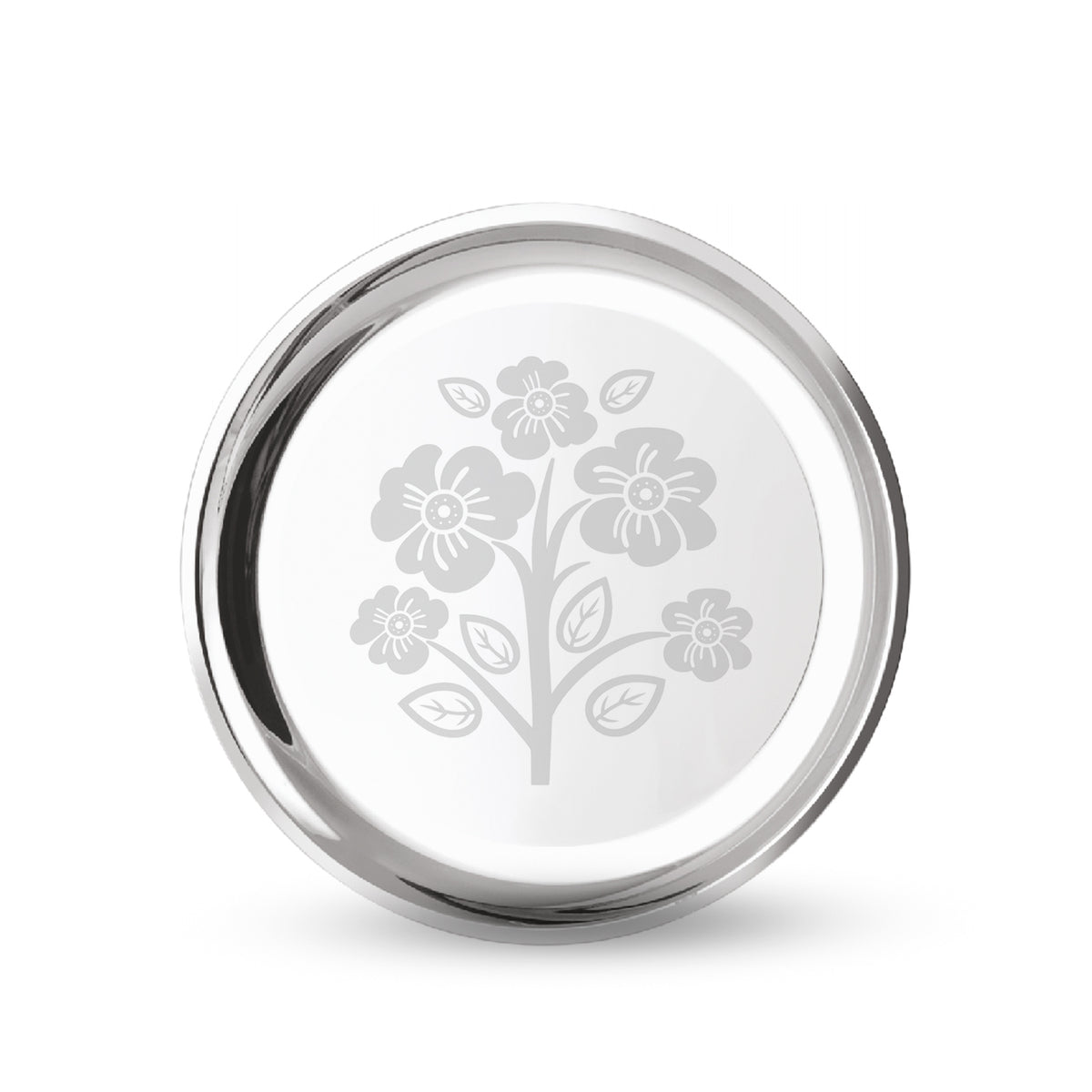 Premium Stainless Steel Bharat 9, 11 & 12 Inch Plate / Thali with Heavy Gauge Construction