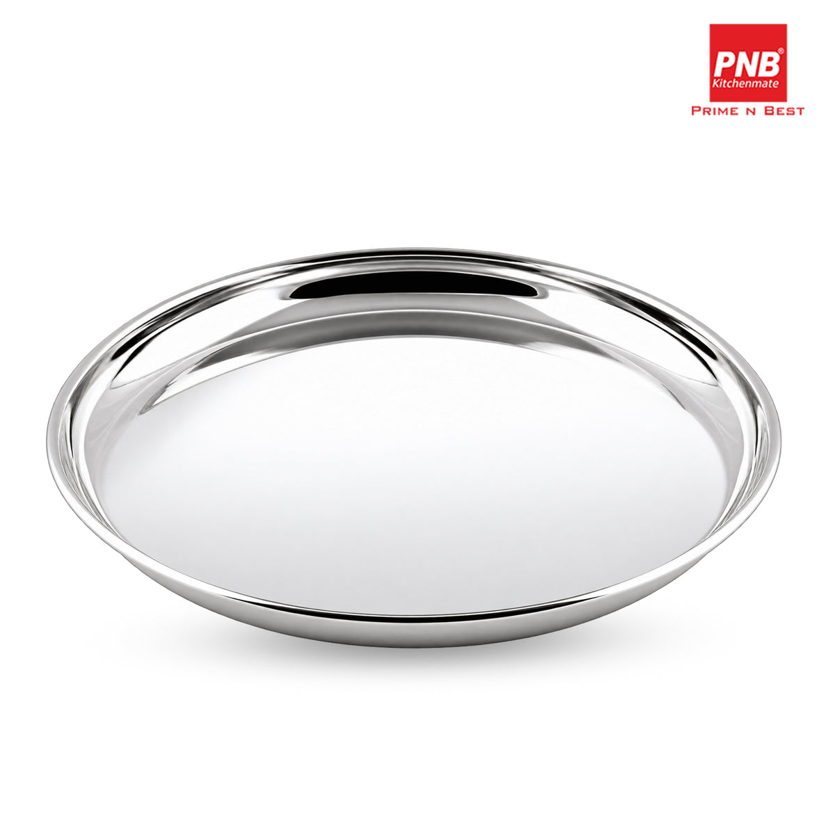 Premium Stainless Steel Beggy Bharat 9, 11 & 12 Inch Plate / Thali with Heavy Gauge Construction