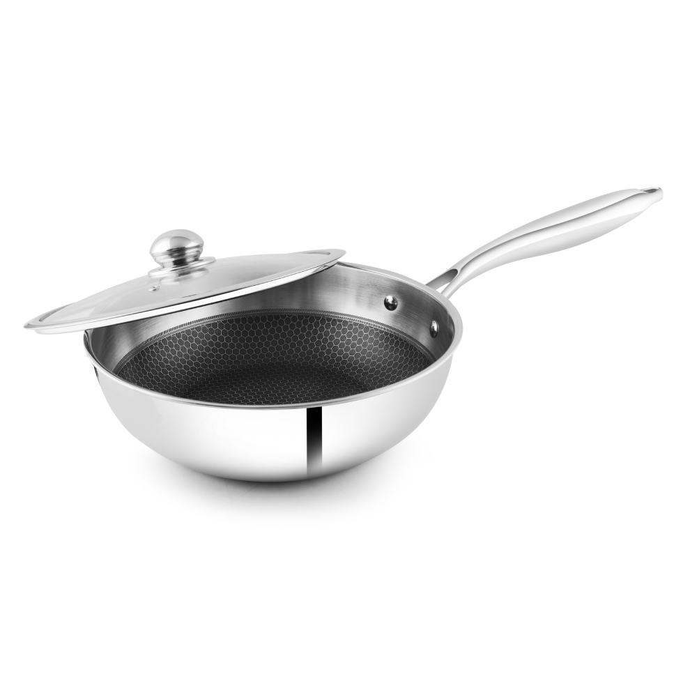 Inox No Oily Triply Wok