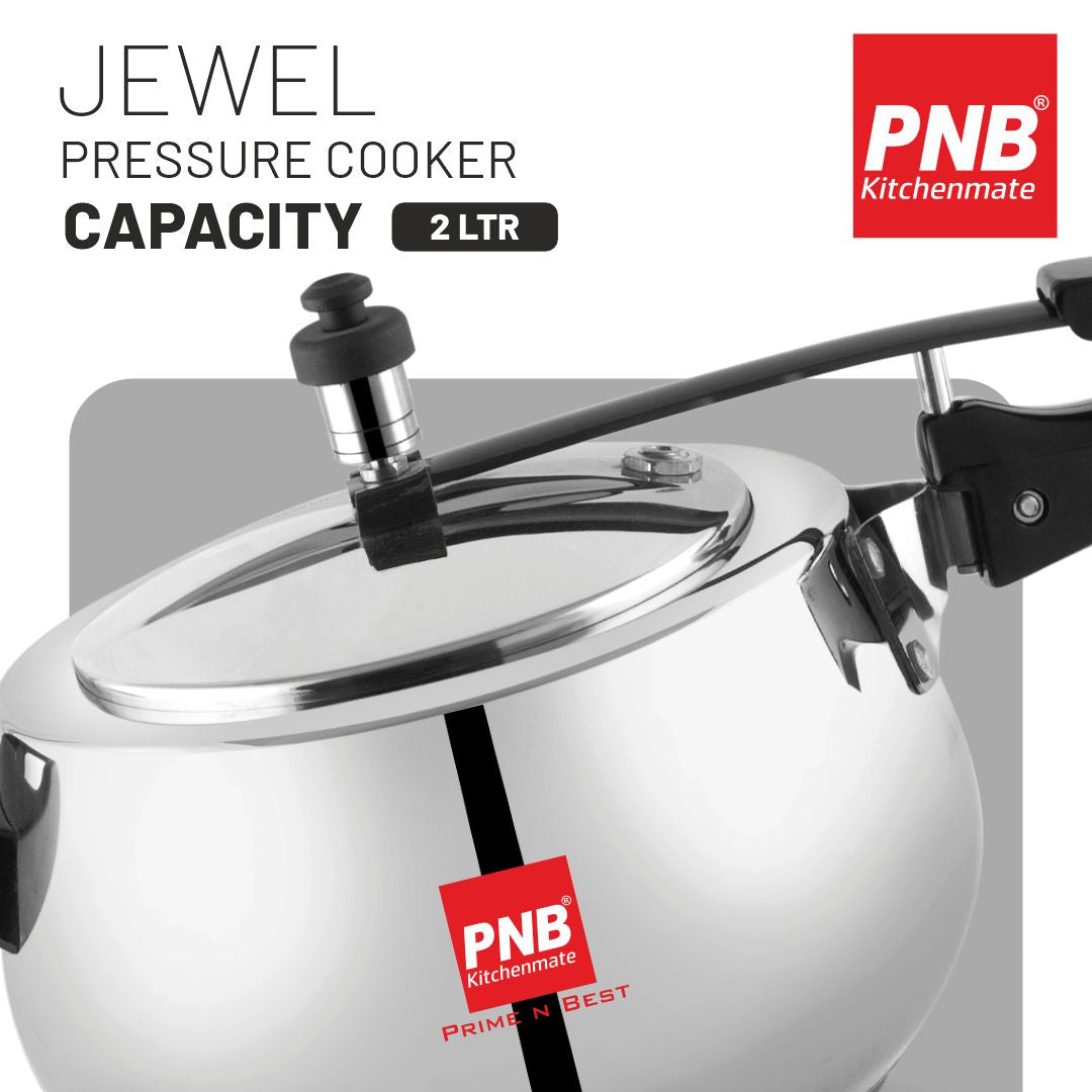 Jewel - Stainless Steel Pressure Cooker with Induction Base