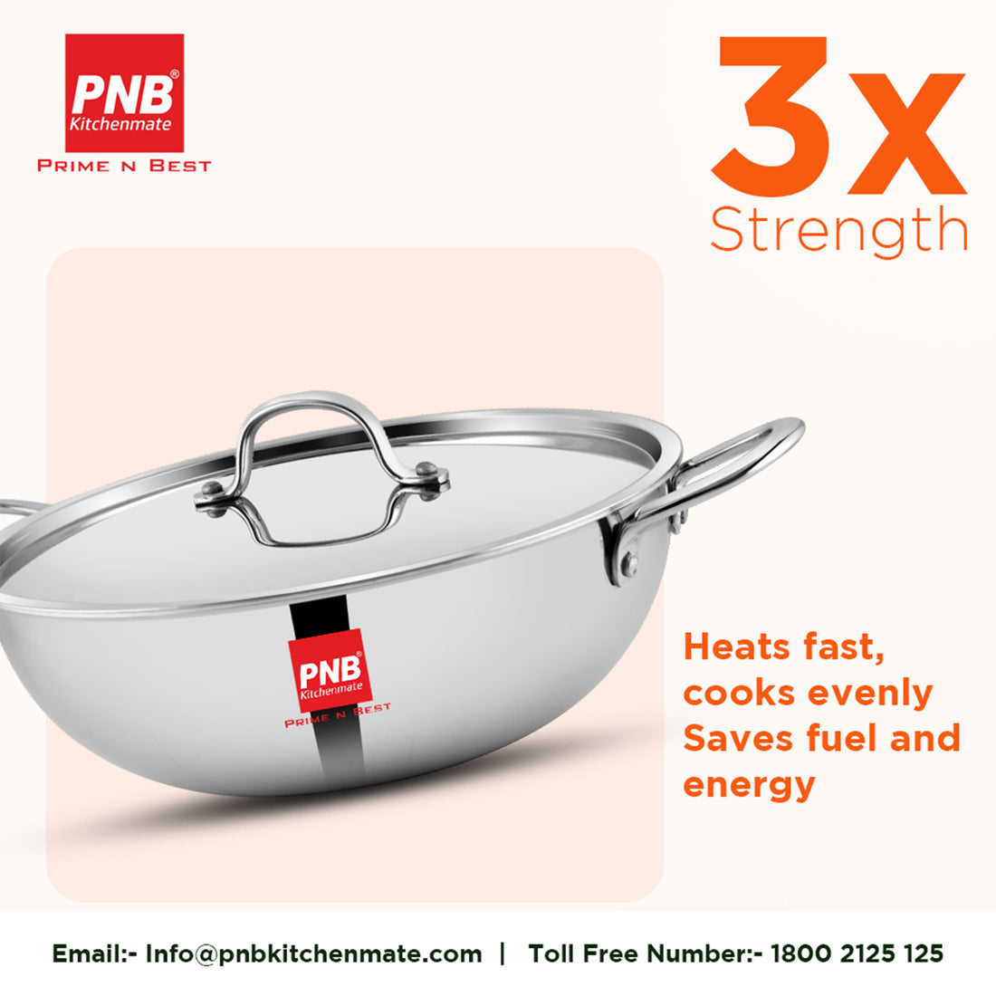 Extra Deep Karahi - Triply Cookware