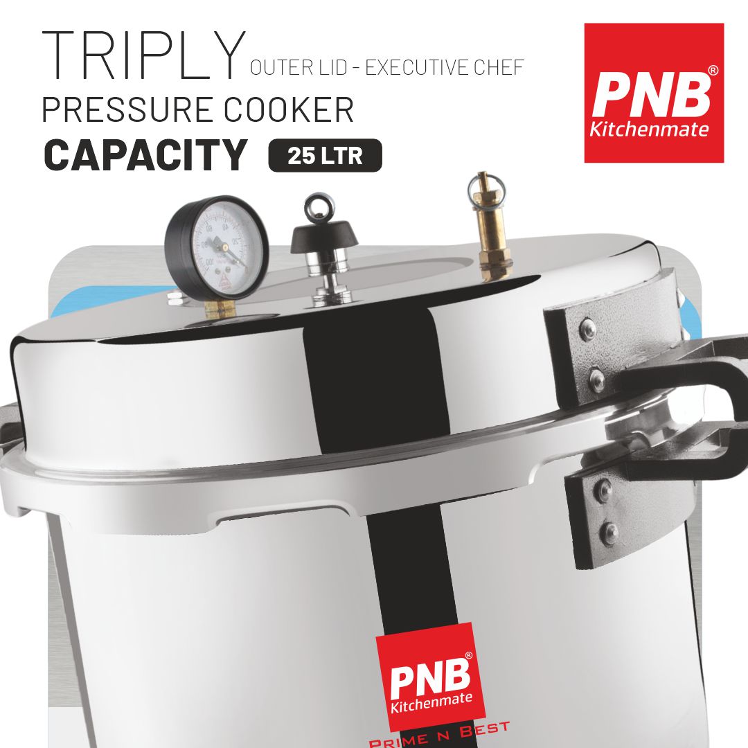 Triply Outer Lid - Stainless Steel Pressure Cooker