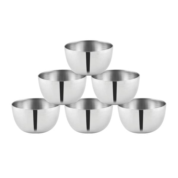 Stainless Steel Apple Bowl (Thickness: 0.8 mm)