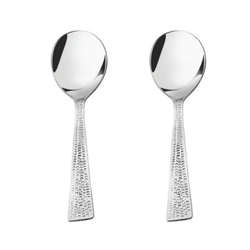 Stainless Steel Service Spoon (Design: Ethnic)