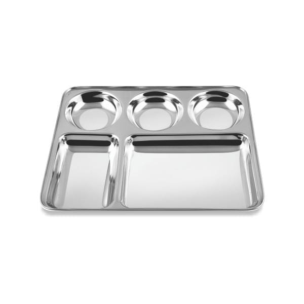 PNB Kitchenmate Stainless Steel 5 in 1 Portion Tray (Round)