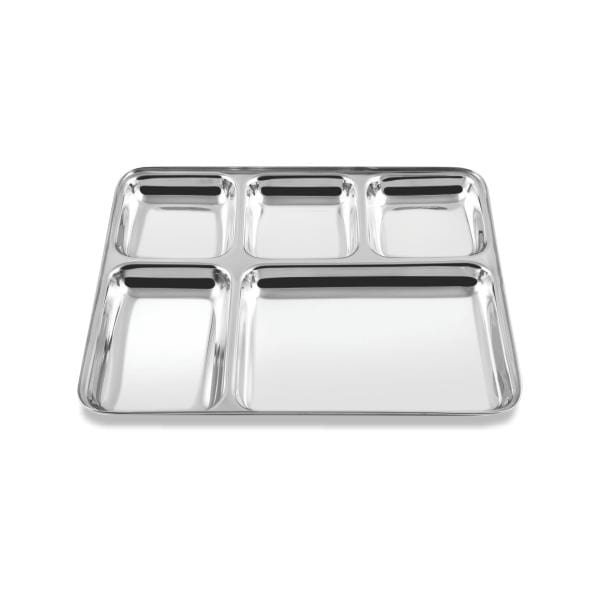 PNB Kitchenmate Stainless Steel 5 in 1 Portion Tray (Square)