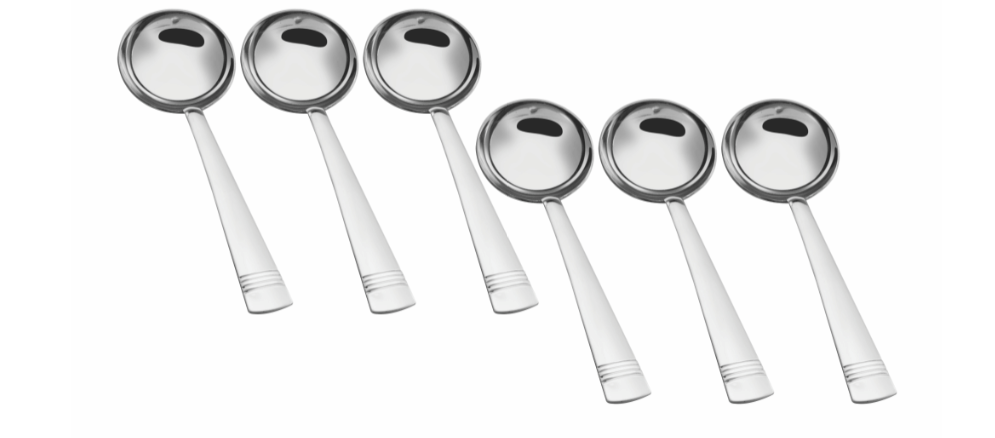 PNB® Kitchenmate Stainless Steel Ladle (Design: Triline No. 10) - PNB Kitchenmate